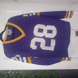 Purple and Gold Sweater